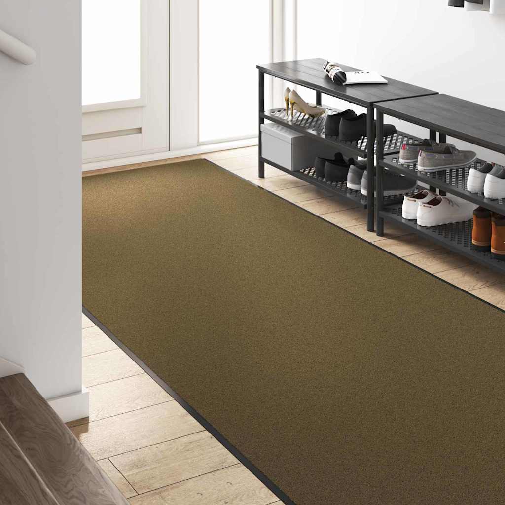 Doormat Other Brown and Black 120 x 400 cm Polyamide and PVC