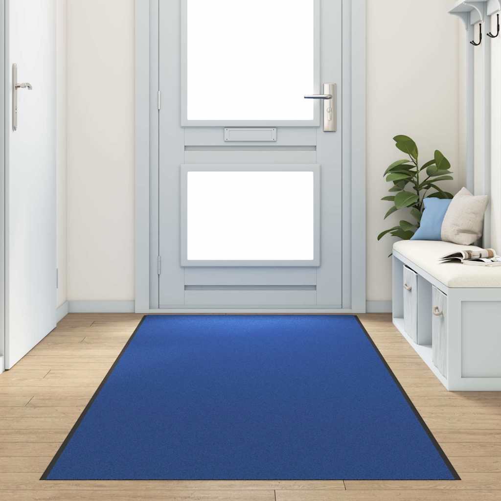 Doormat Other Blue and Black 120 x 350 cm Polyamide and PVC
