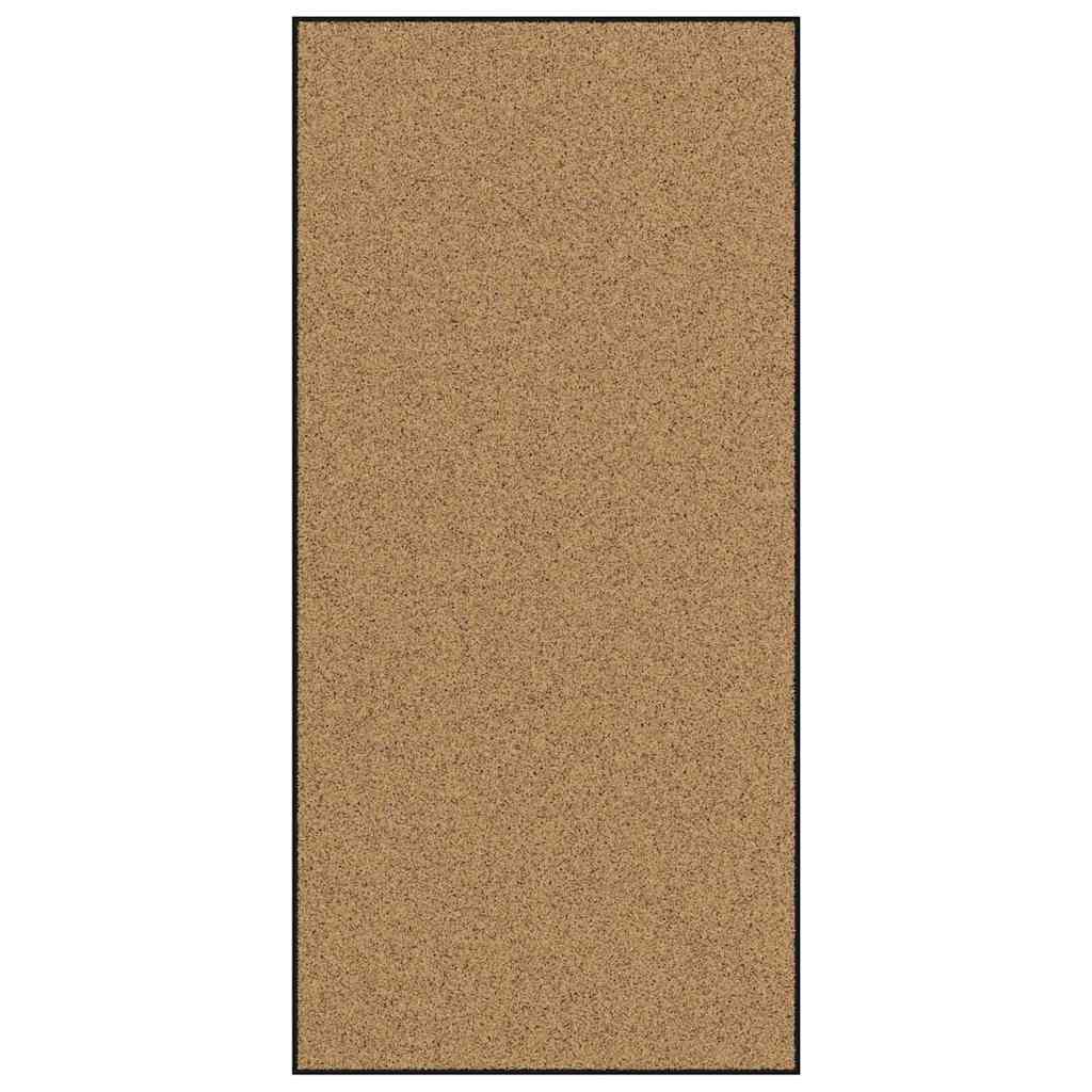Doormat Other Cream and Black 120 x 250 cm Polyamide and PVC