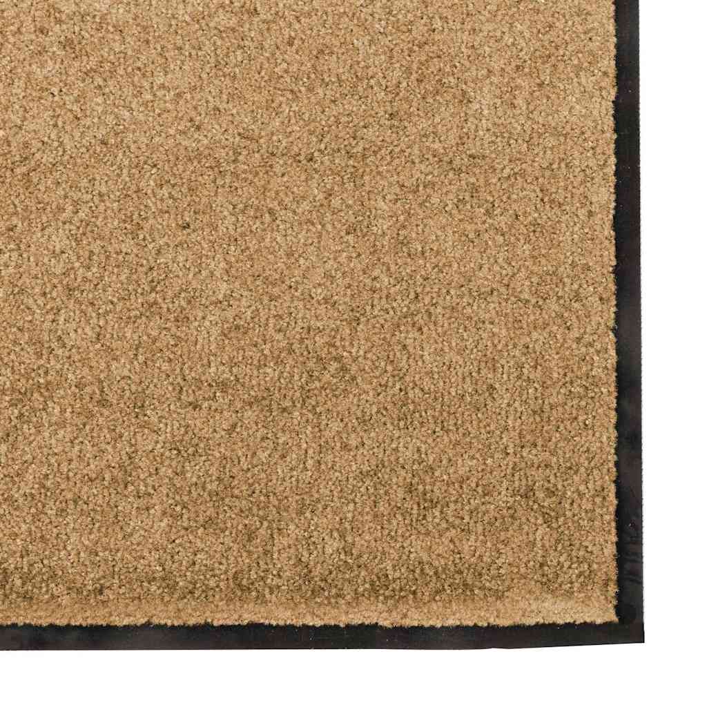 Doormat Other Cream and Black 120 x 300 cm Polyamide and PVC