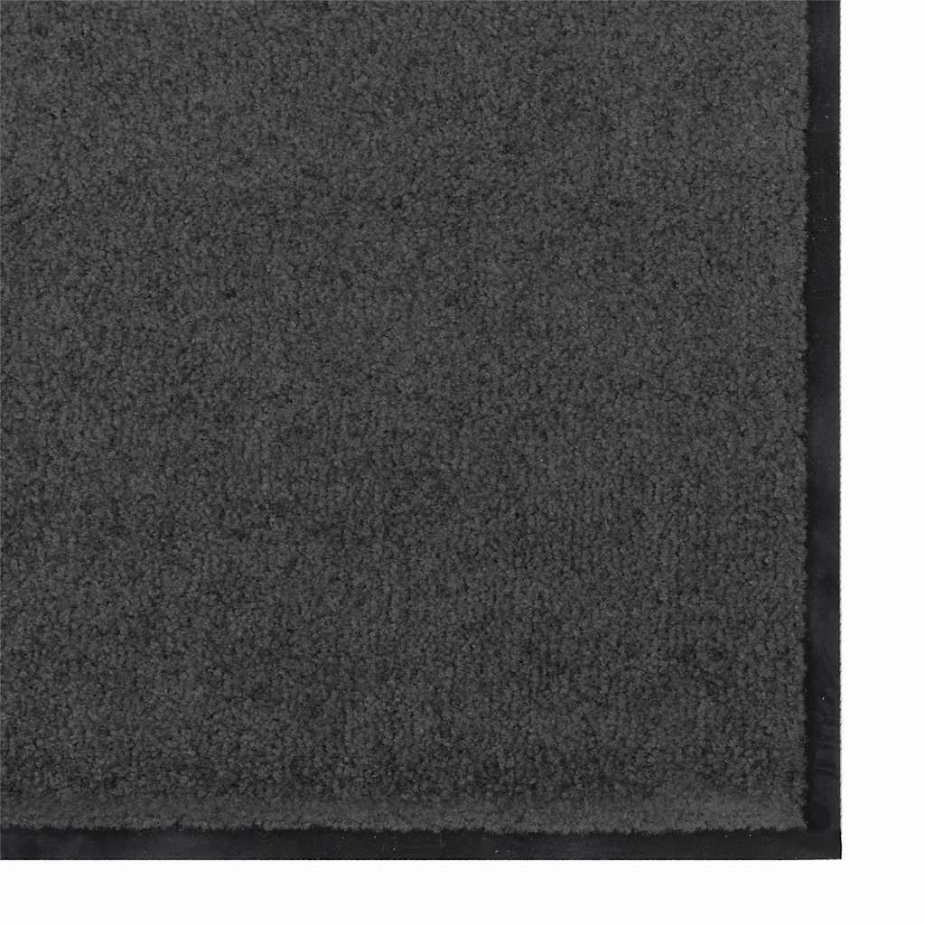 Doormat Other Anthracite and Black 90 x 150 cm