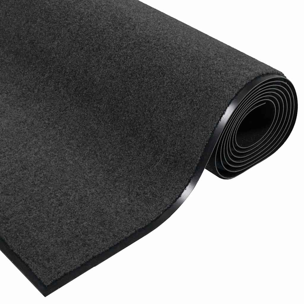 Doormat Other Anthracite and Black 90 x 150 cm