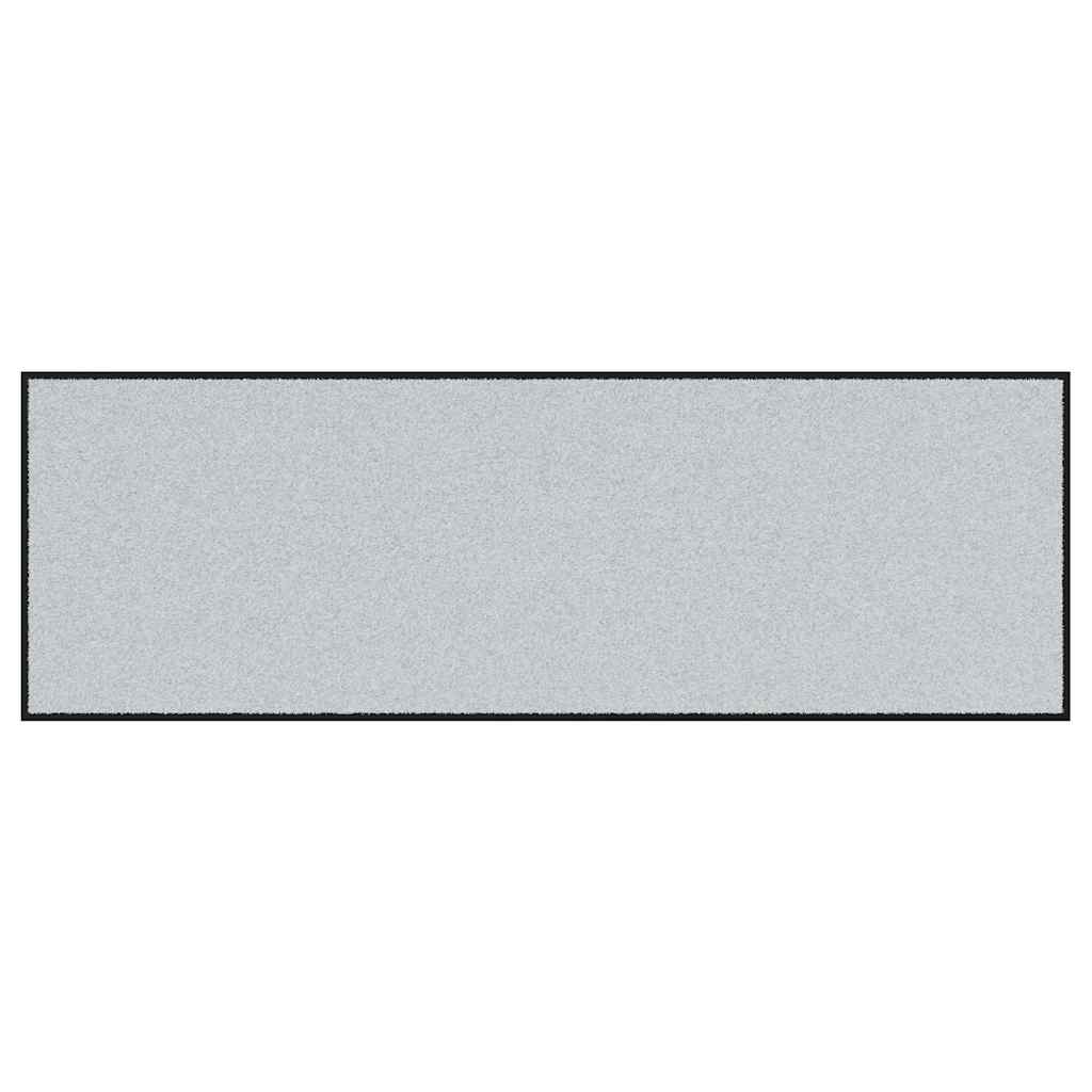Doormat Grey and Black 60 x 180 cm Polypropylene and vinyl