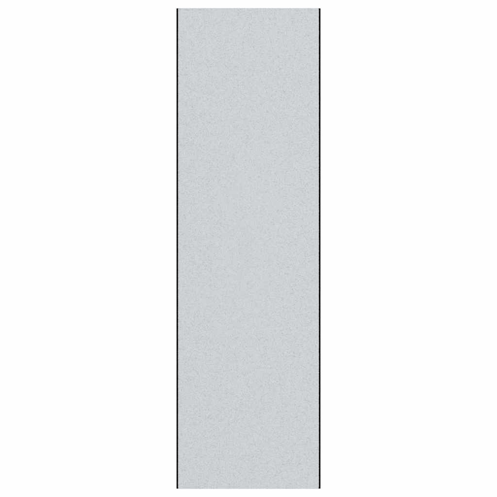 Doormat Grey and Black 120 x 400 cm Polypropylene and vinyl