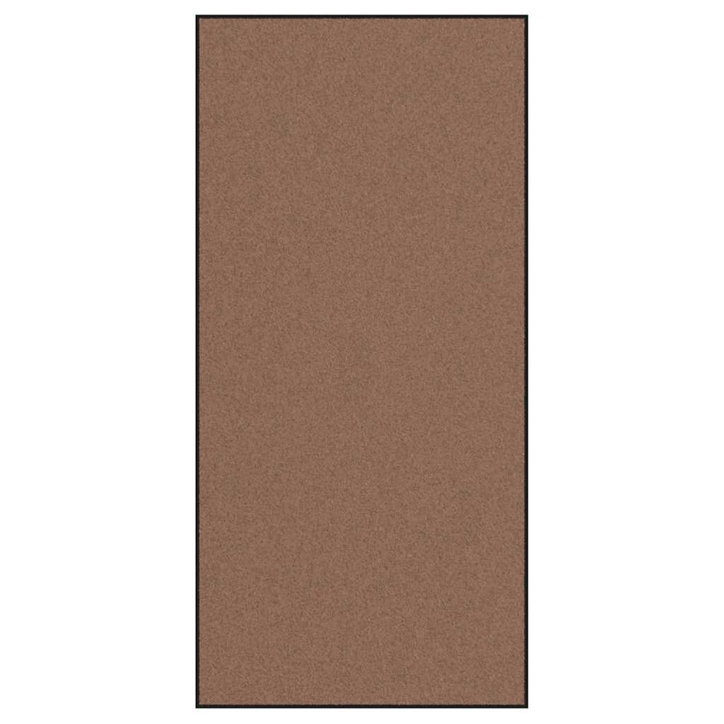 Doormat Brown and Black 120 x 250 cm Polypropylene and vinyl