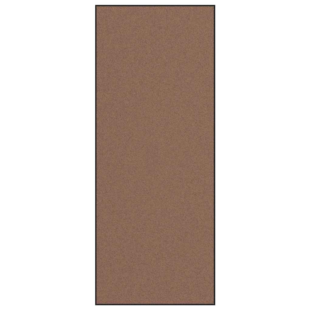 Doormat Brown and Black 120 x 300 cm Polypropylene and vinyl