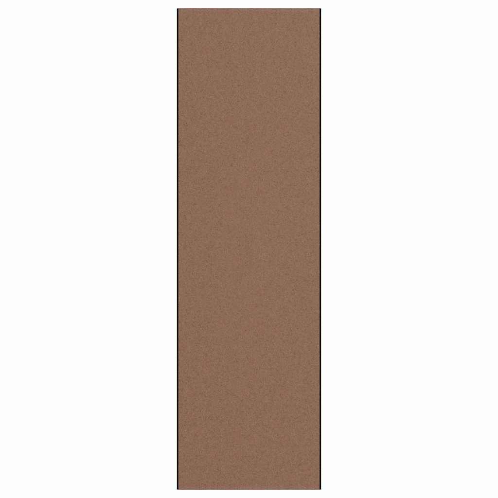 Doormat Brown and Black 120 x 400 cm Polypropylene and vinyl