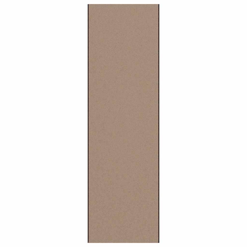 Doormat Beige and Black 120 x 400 cm Polypropylene and vinyl