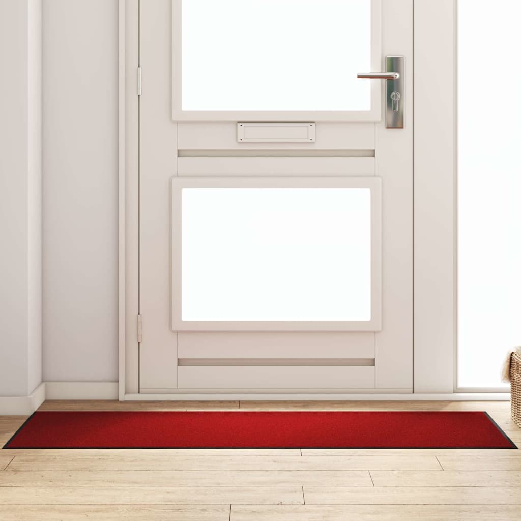 Doormat Other Red and Black 60 x 180 cm Polypropylene and vinyl