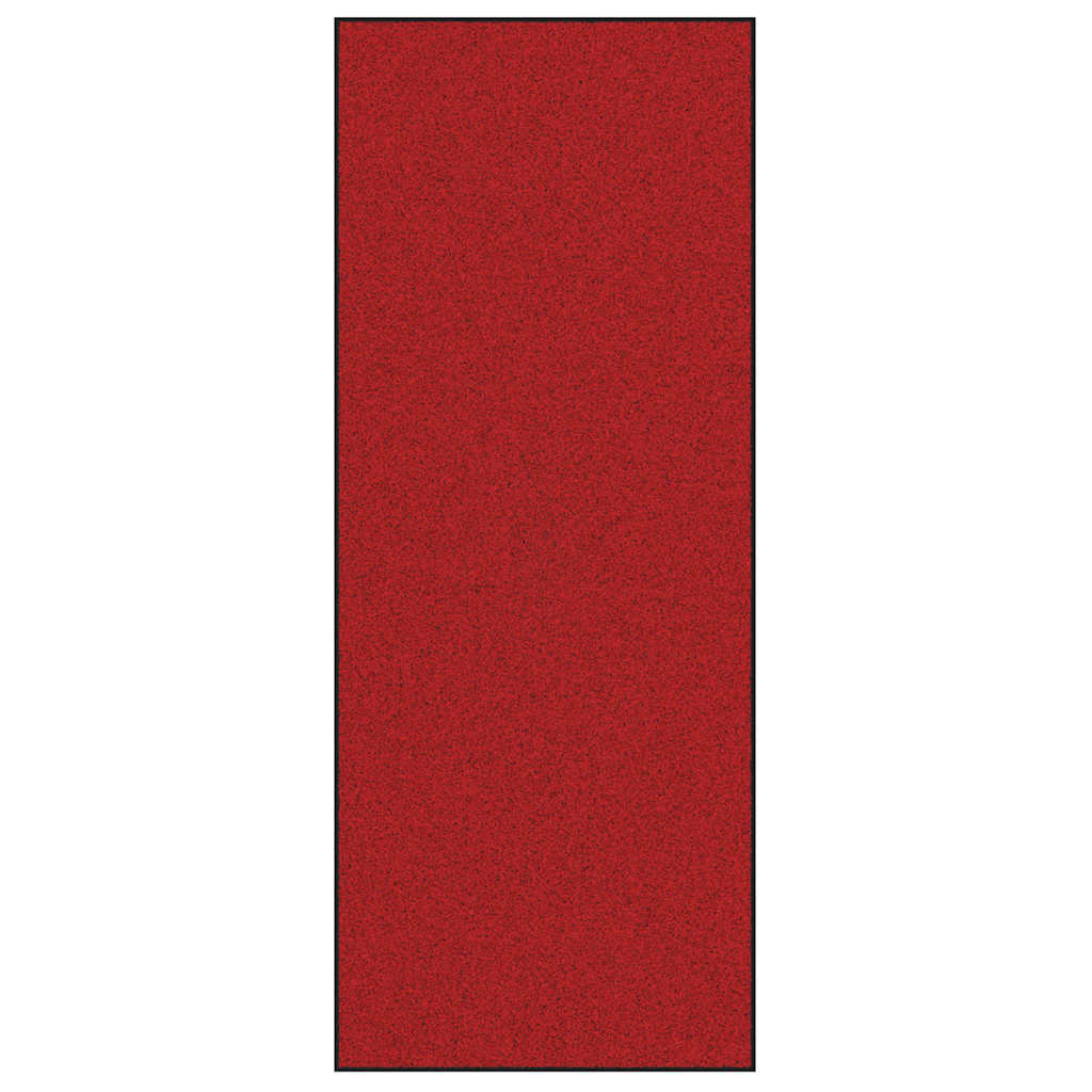 Doormat Red and Black 120 x 300 cm Polypropylene and vinyl