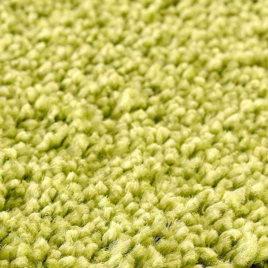 Anti-slip Bath Mat with Toilet Cut Green 50 x 50 cm PP