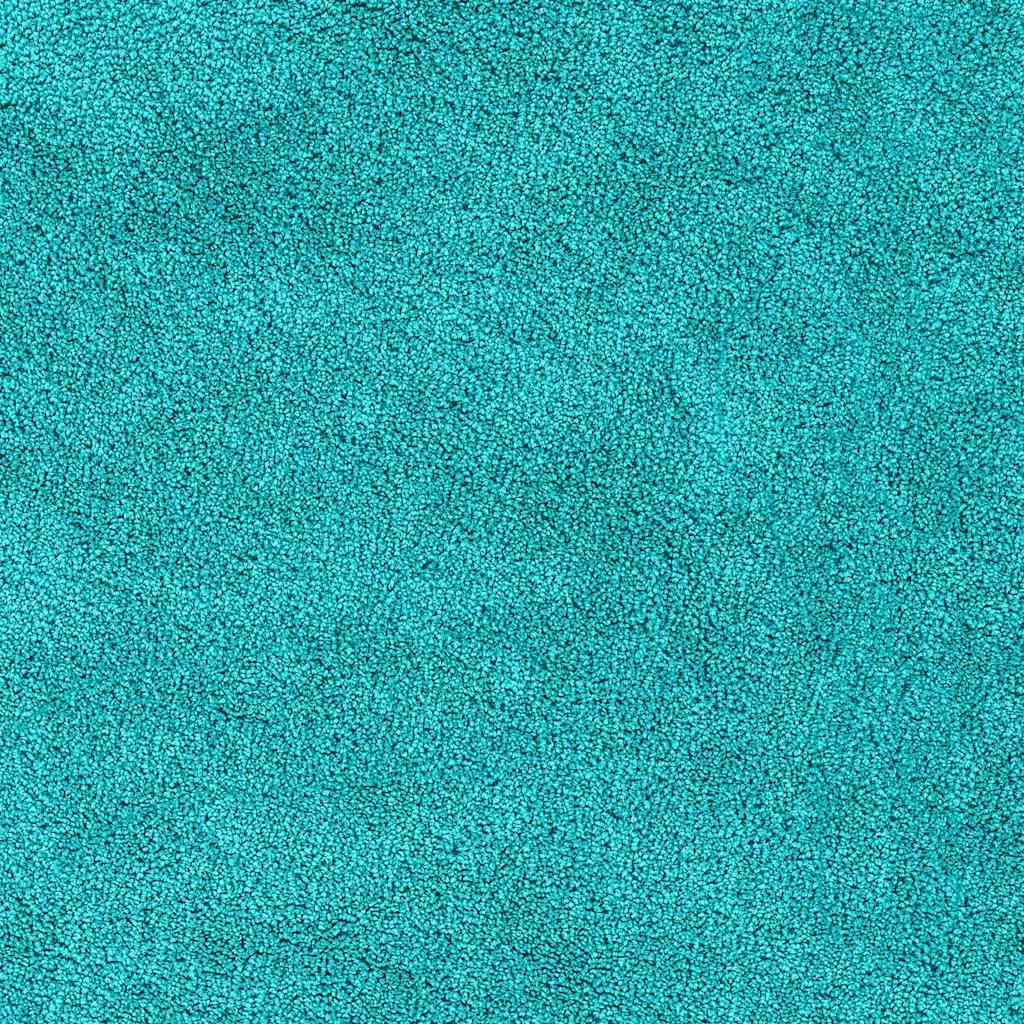 Anti-slip Bath Mat with Toilet Cut Turquoise 50 x 50 cm PP