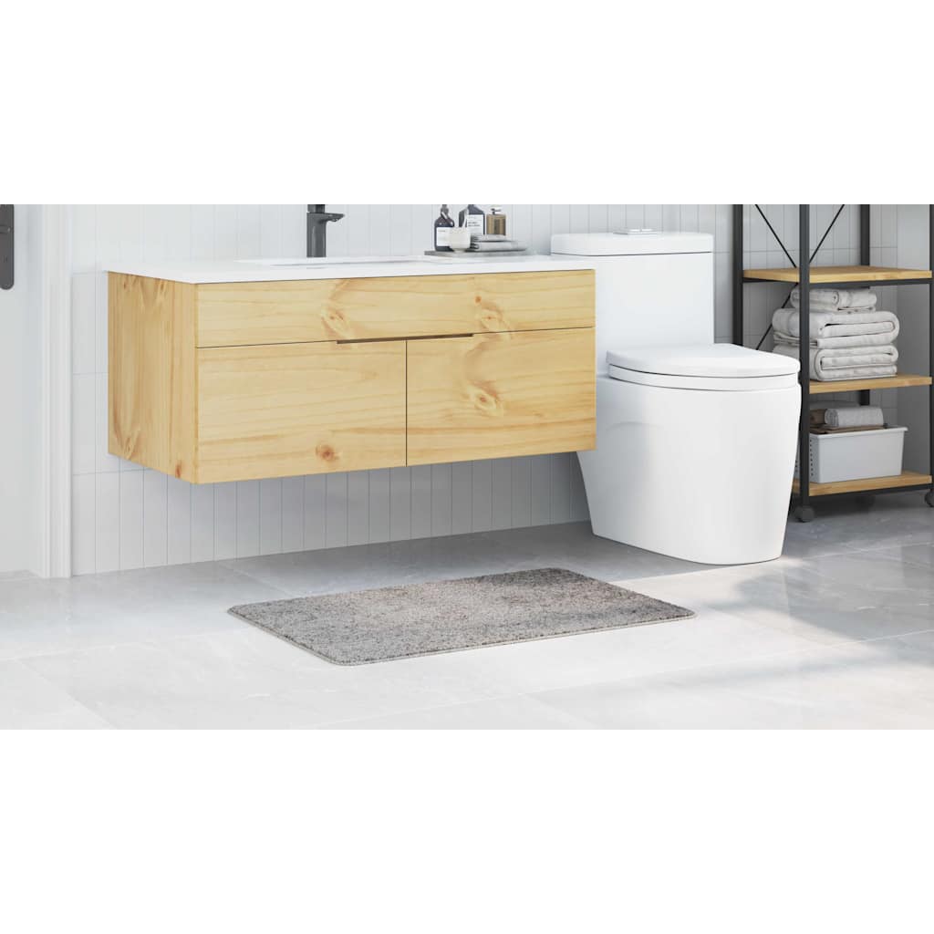 Anti-slip Bath Mat Grey 60 x 90 cm PP