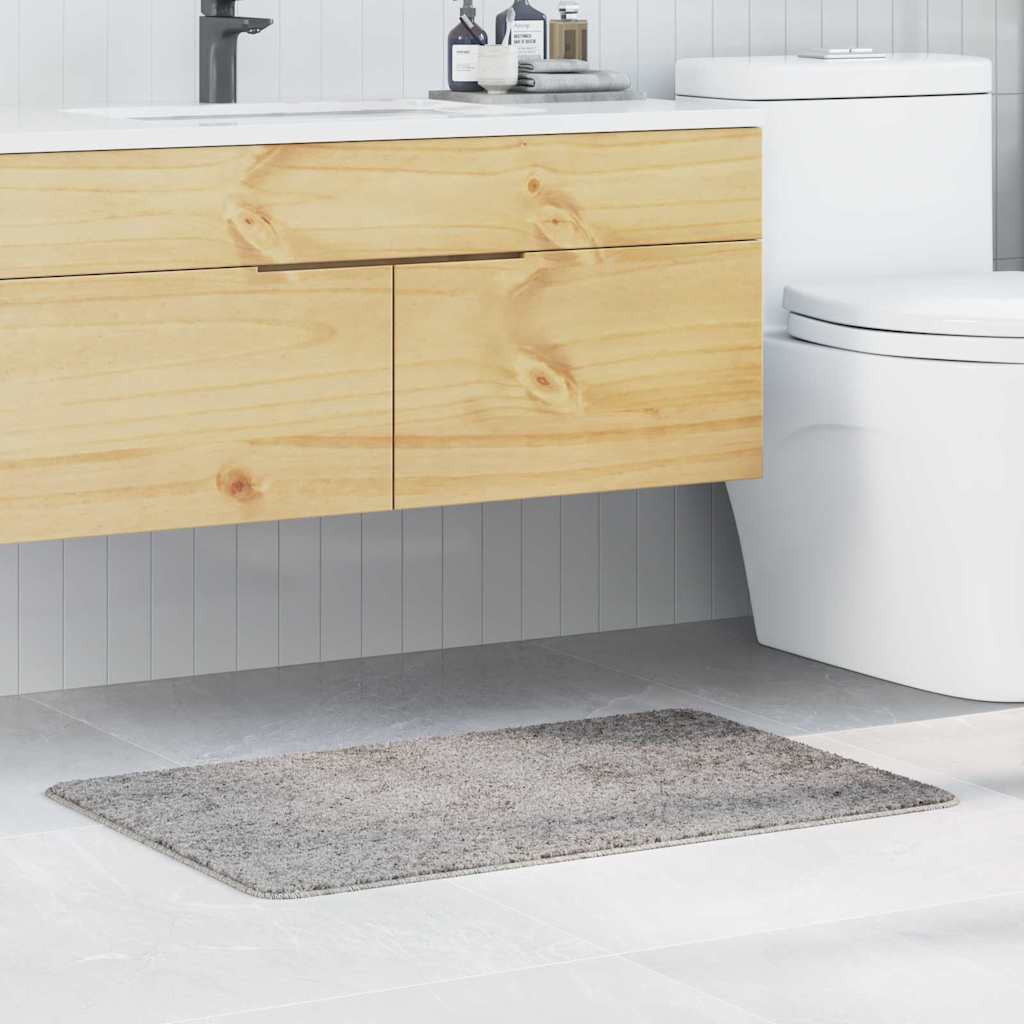 Anti-slip Bath Mat Grey 60 x 90 cm PP
