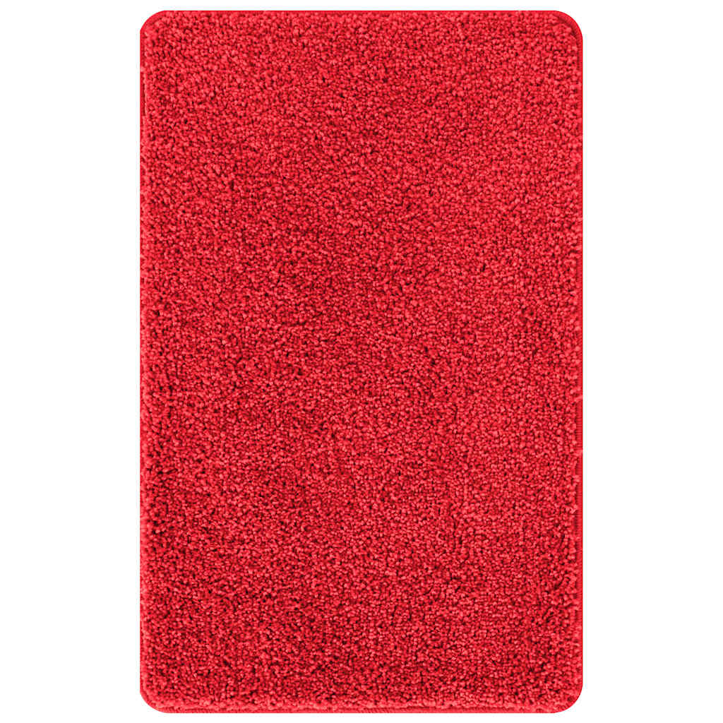 Anti-slip Bath Mat Set 2 pcs Red PP