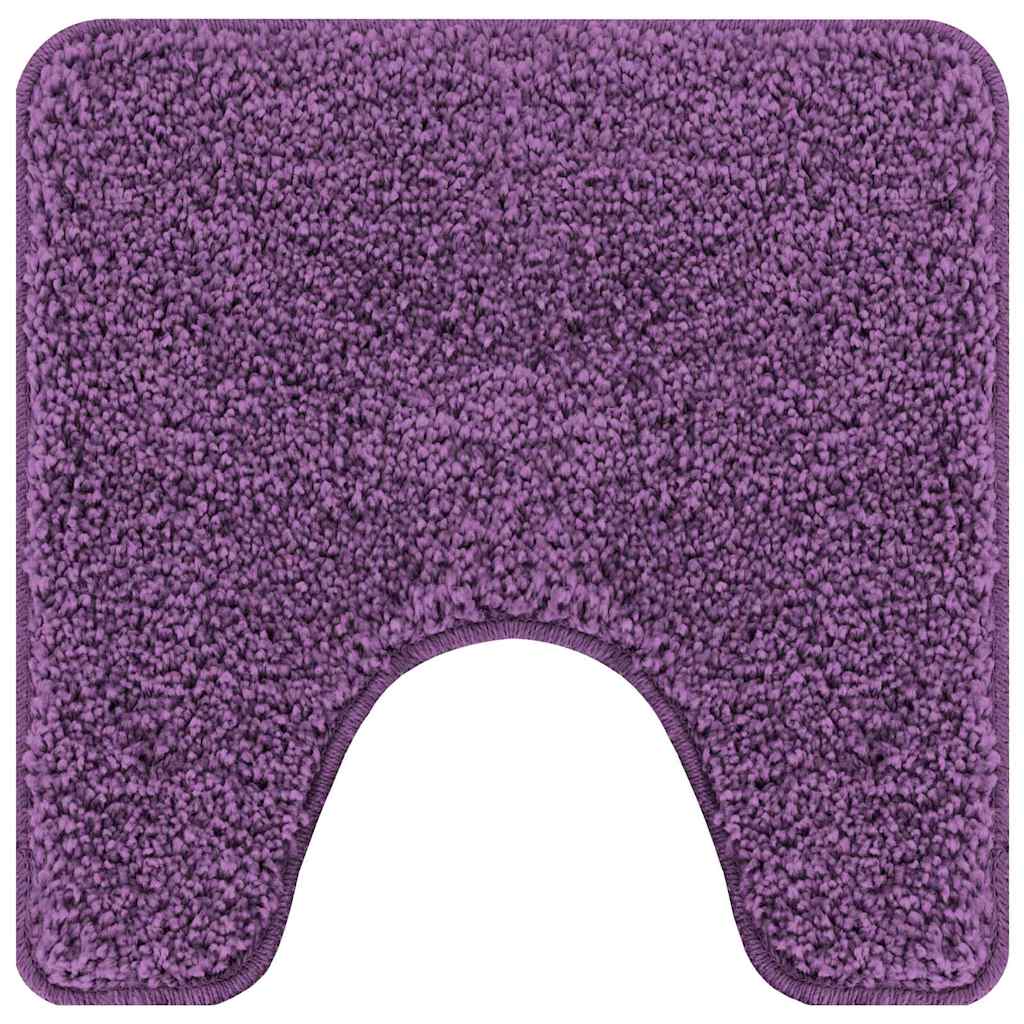 Anti-slip Bath Mat Set 2 pcs Purple PP
