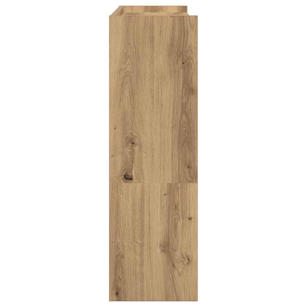 Shoe Rack Artisan Oak 80x25x81 cm Engineered Wood