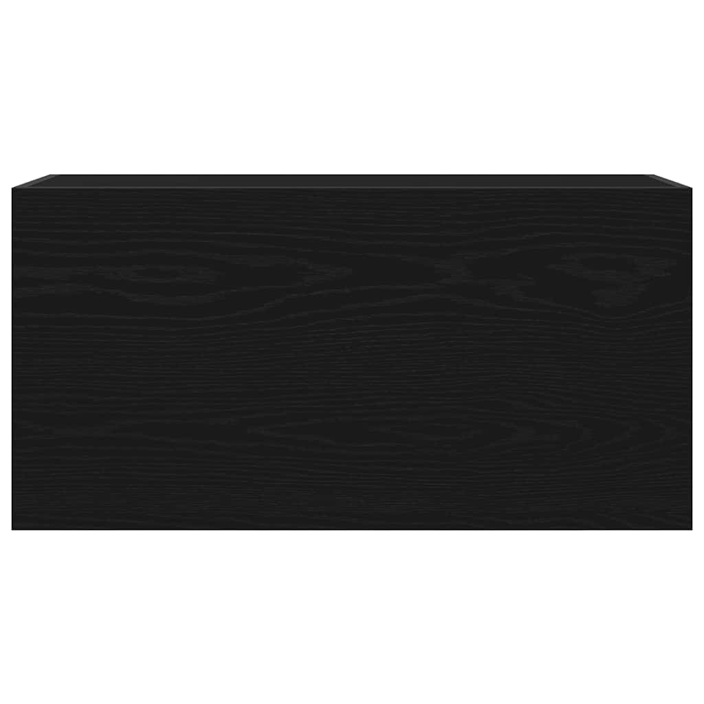 Bathroom Wall Cabinet Black 80x25x40 cm Engineered Wood