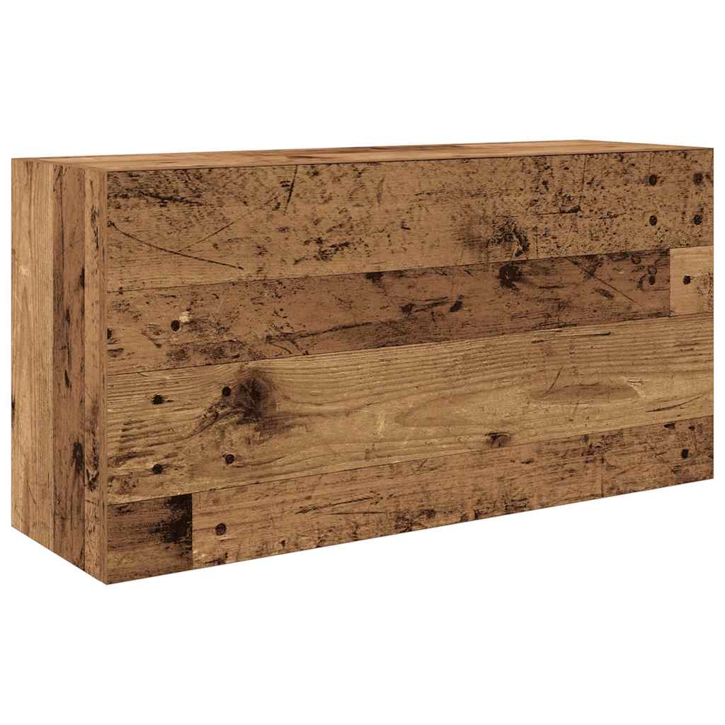 Bathroom Wall Cabinet Old Wood 80x25x40 cm Engineered Wood