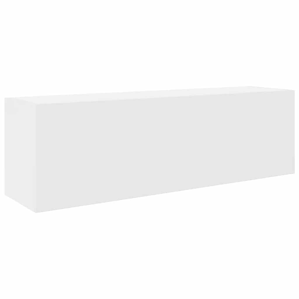 Bathroom Wall Cabinet White 100x25x30 cm Engineered Wood