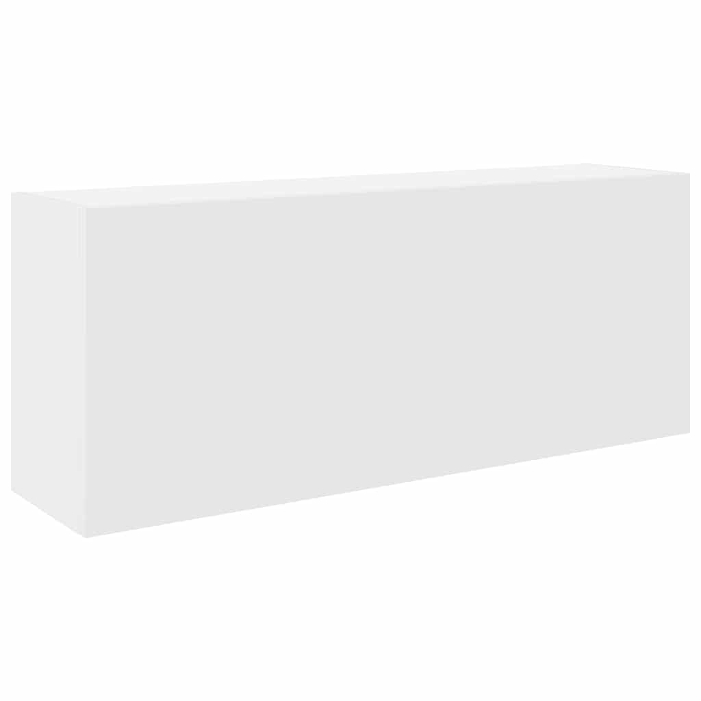 Bathroom Wall Cabinet White 100x25x40 cm Engineered Wood