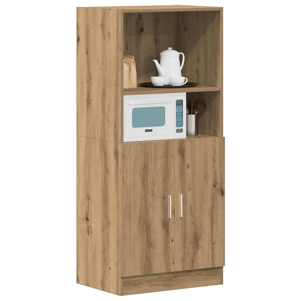 Kitchen Cabinet Artisan Oak 57x41.5x131.5 cm Engineered Wood