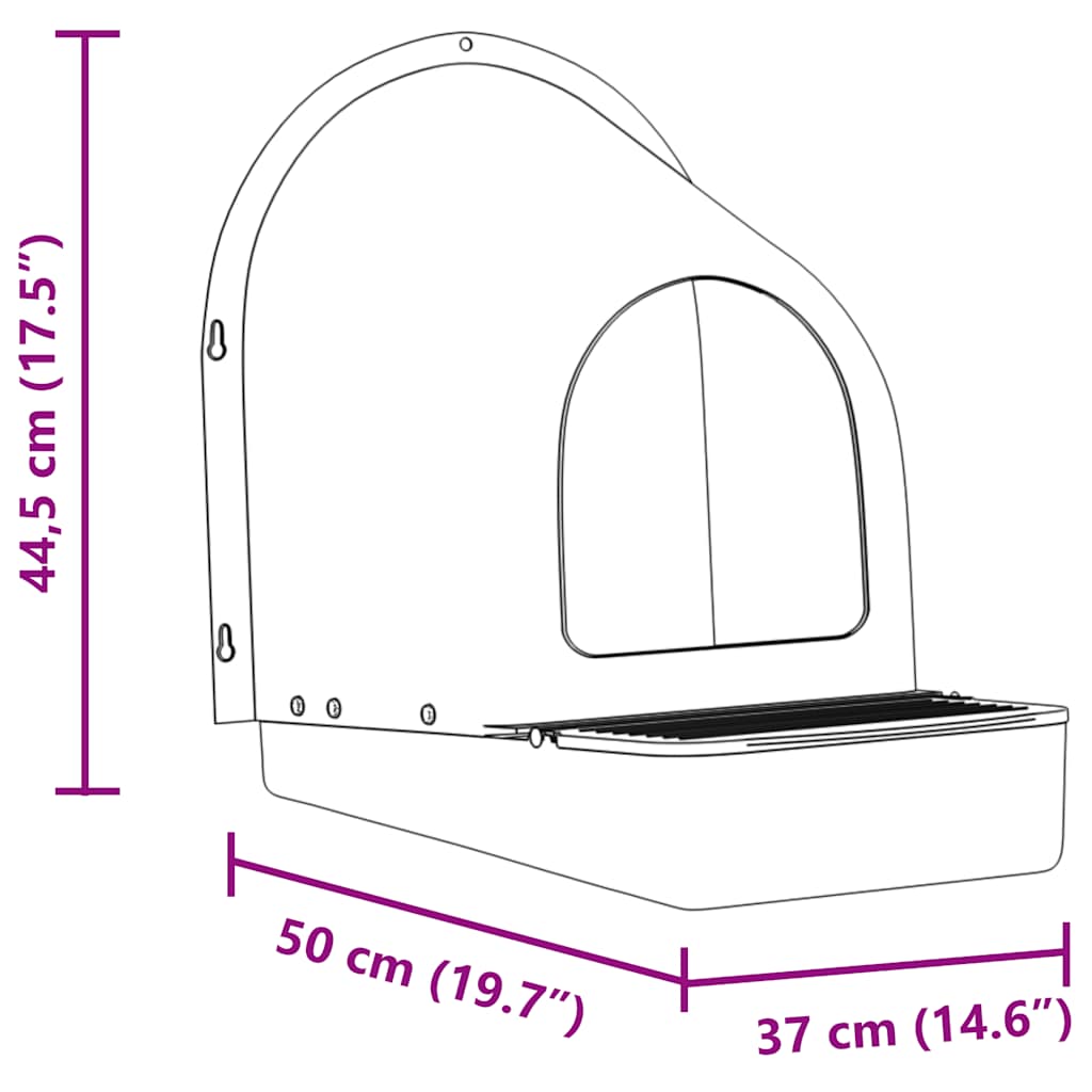 Chicken Nesting Boxes 4 pcs Wall-Mounted Dark Green Plastic