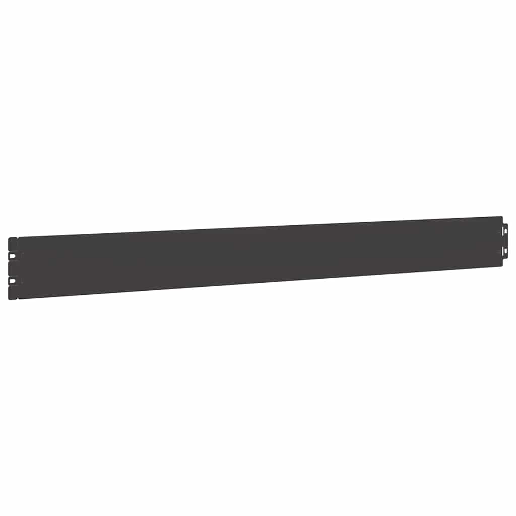 Lawn Edgings 10 pcs Black 10x103 cm Cold-rolled Steel