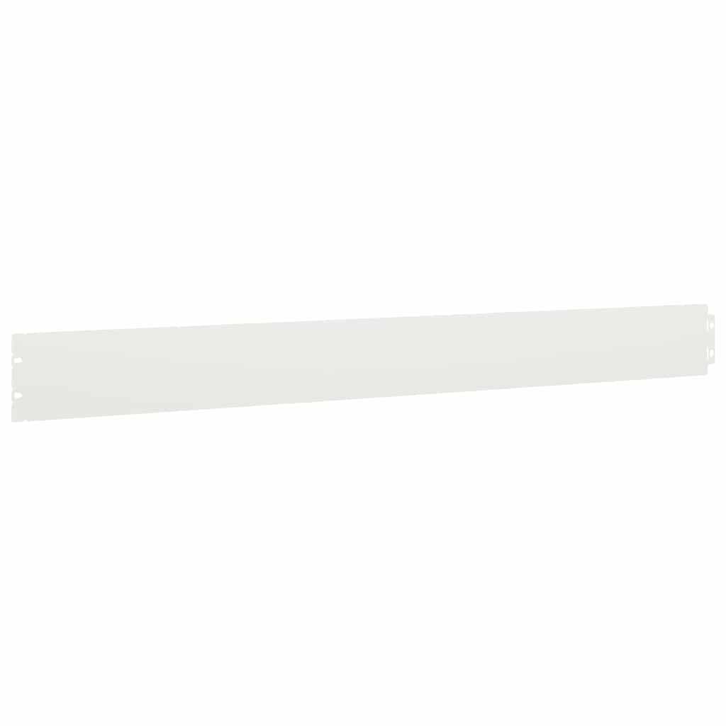Lawn Edgings 10 pcs White 10x103 cm Cold-rolled Steel