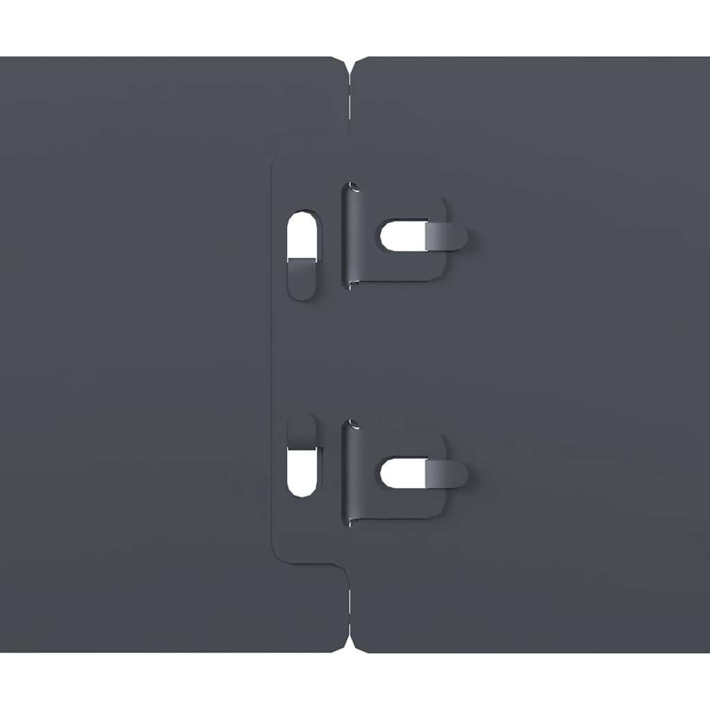 Lawn Edgings 10 pcs Anthracite 10x103 cm Cold-rolled Steel
