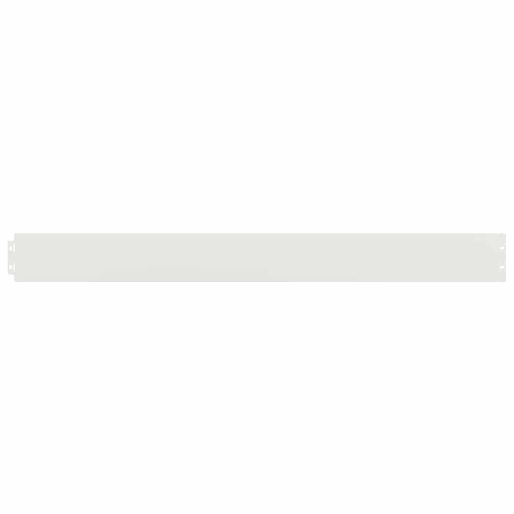 Lawn Edgings 50 pcs White 10x103 cm Cold-rolled Steel
