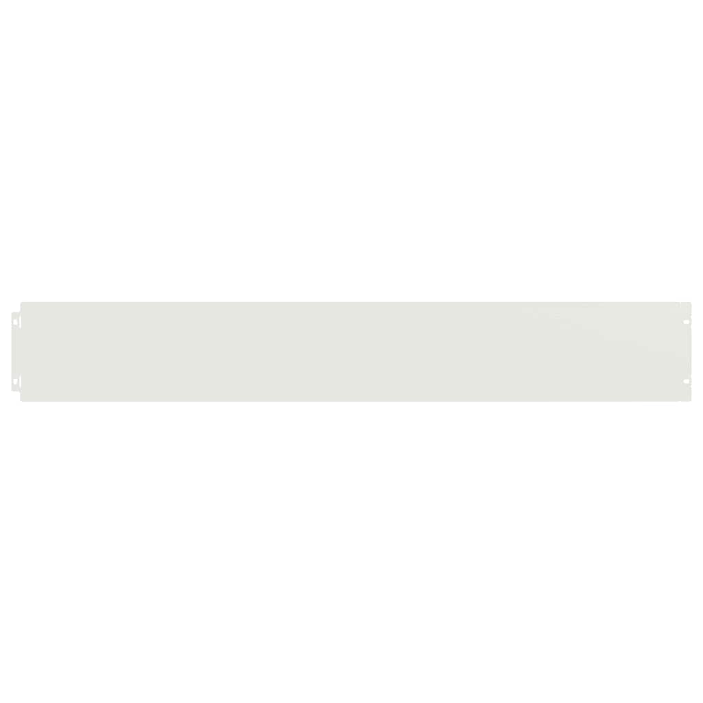Lawn Edgings 10 pcs White 15x103 cm Cold-rolled Steel