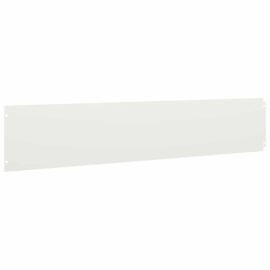 Lawn Edgings 10 pcs White 20x103 cm Cold-rolled Steel