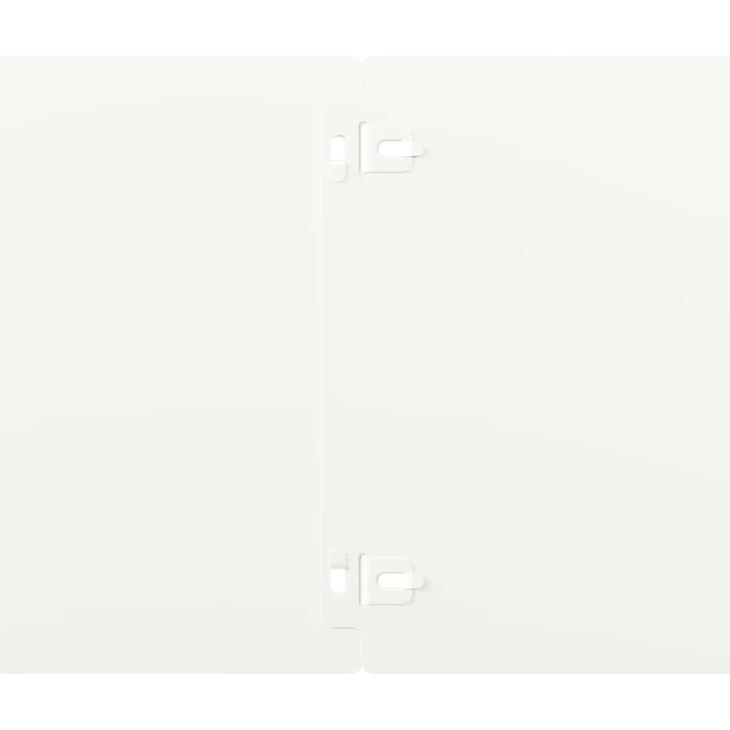 Lawn Edgings 30 pcs White 20x103 cm Cold-rolled Steel