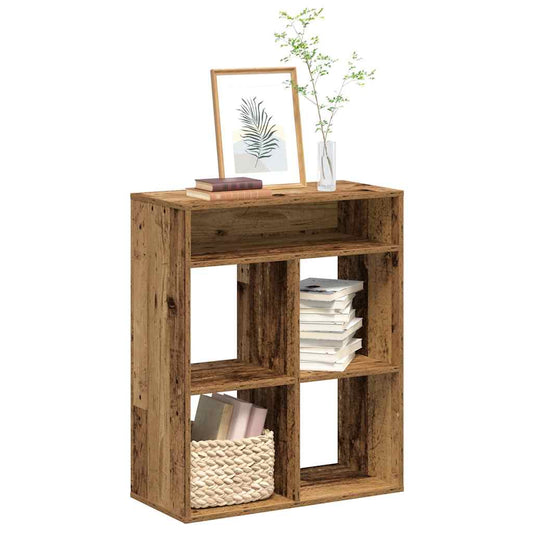 Book Cabinet Old Wood 66x31x80 cm Engineered Wood