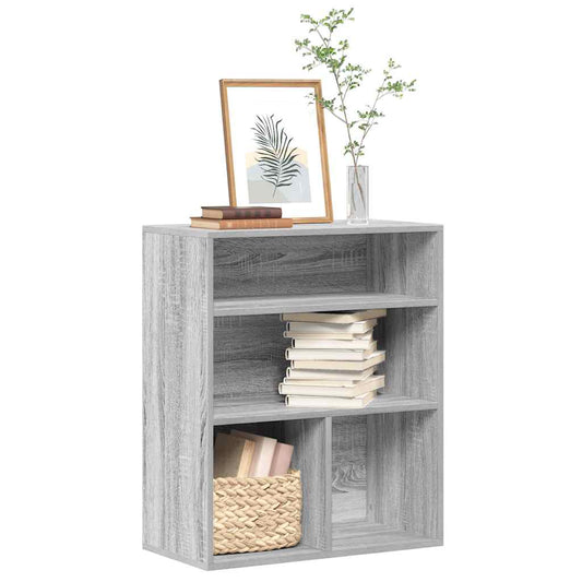 Book Cabinet Grey Sonoma 60x30x71.5 cm Engineered Wood