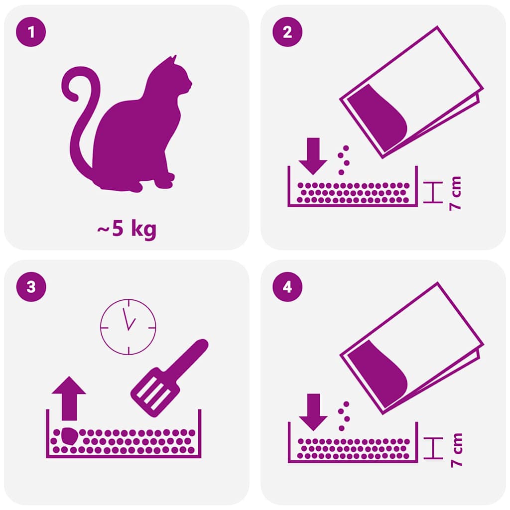 Cat Litter with Baby Powder Fragrance Bentonite 20L