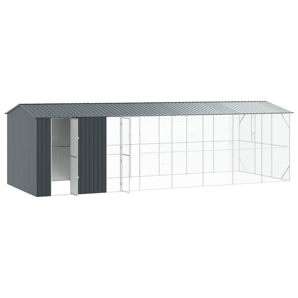 Bird Cage Anthracite 860 x 310 x 247 cm Galvanised steel