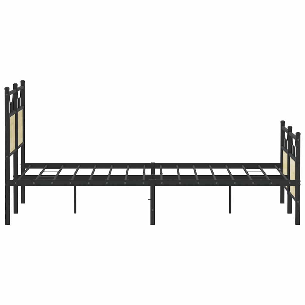 Bed Frame without Mattress Sonoma Oak 150x200 cm King Size Engineered Wood