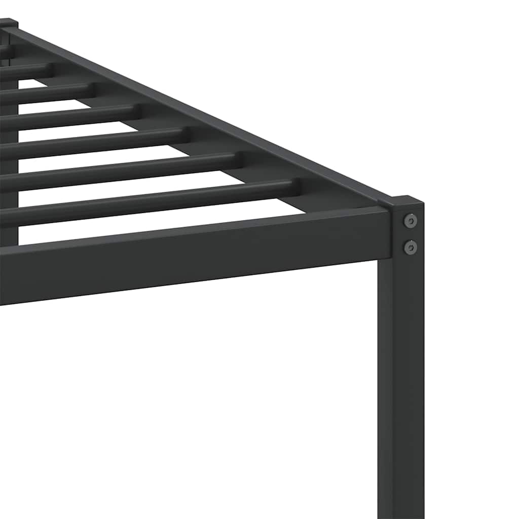 Bed Frame without Mattress Brown Oak 100x190 cm Engineered Wood
