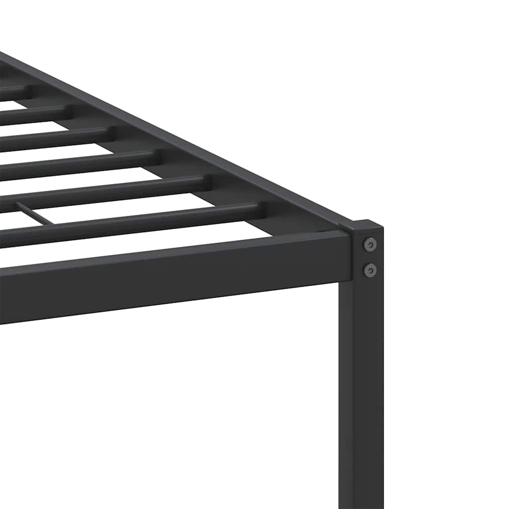 Bed Frame without Mattress Brown Oak 137x190 cm Engineered Wood