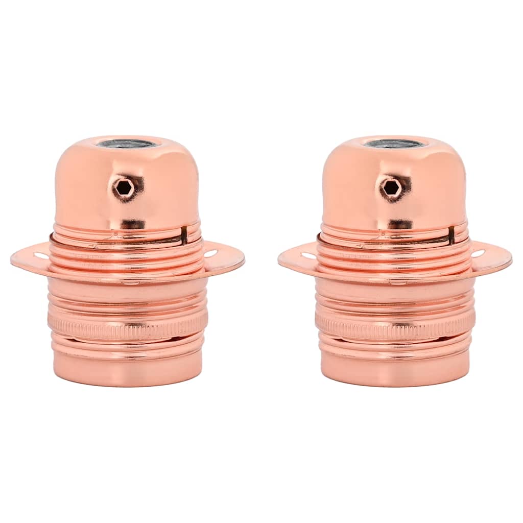 Lamp Holders 2 pcs Rose Gold E27