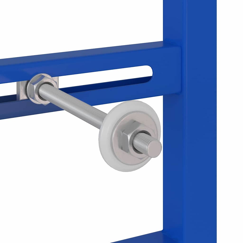 Bathroom Wall Support Manual Blue 50 x 17.5 x 136 cm Steel