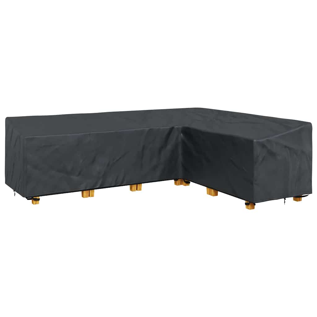 Outdoor Furniture Cover Black 286 x 222 x 80 cm 420D fabric