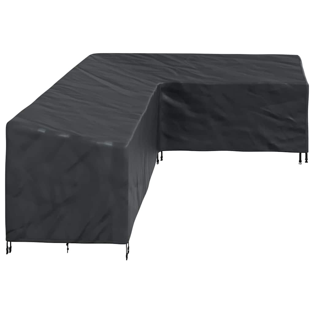 Outdoor Furniture Cover Black 286 x 222 x 80 cm 420D fabric