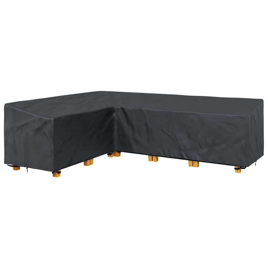 Outdoor Furniture Cover Black 286 x 222 x 80 cm 600D fabric