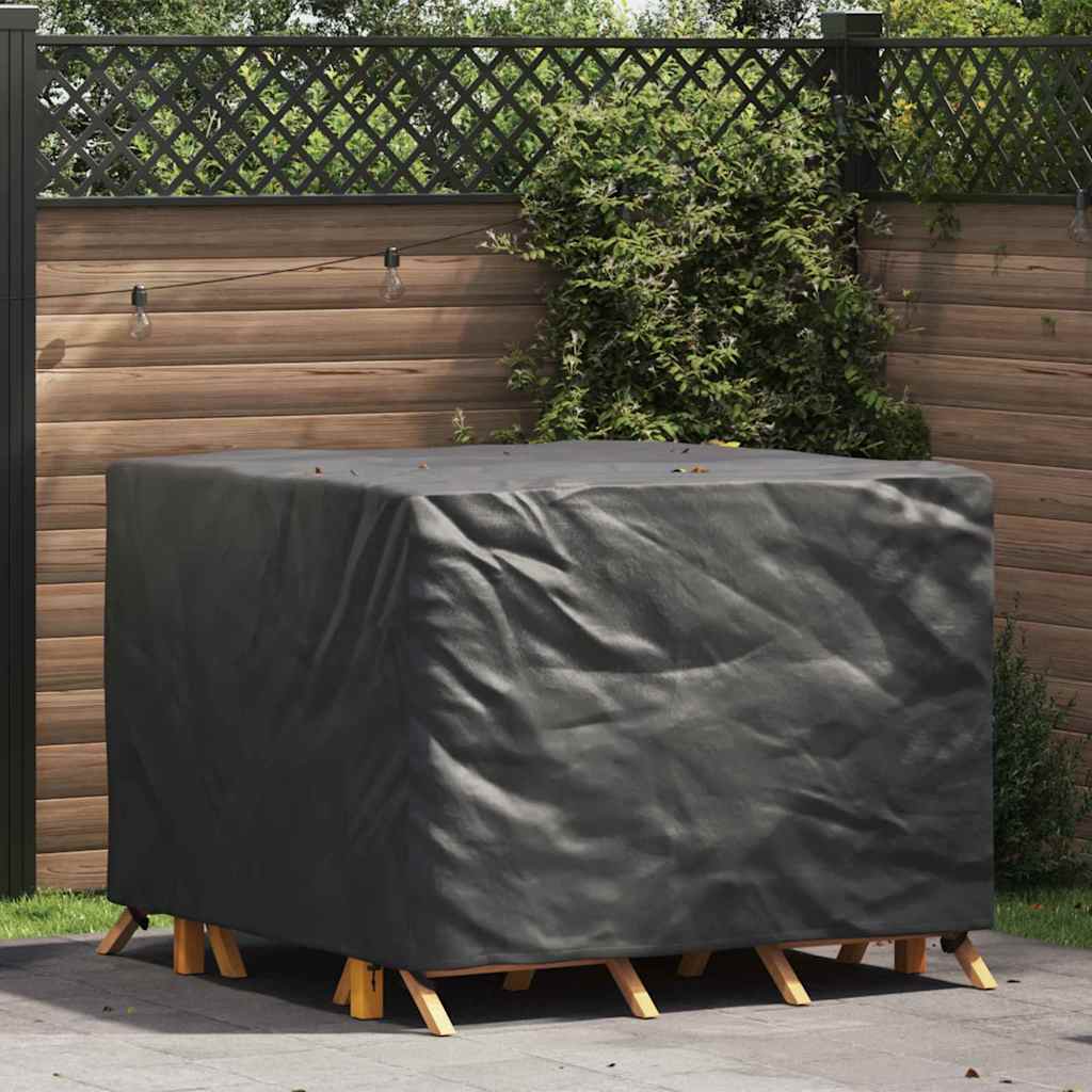 Outdoor Furniture Cover Black 125 x 125 x 74 cm 420D
