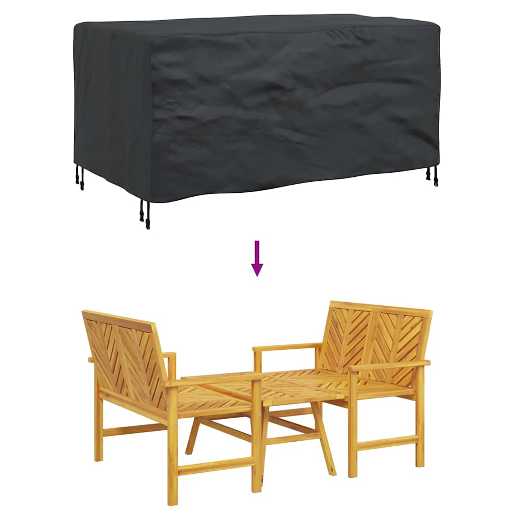 Outdoor Furniture Cover Black 160 x 100 x 70 cm 600D