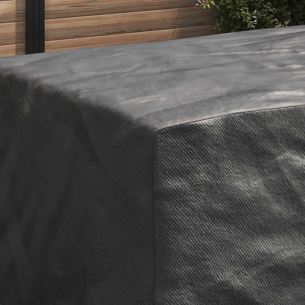 Outdoor Furniture Cover Black 220 x 110 x 70 cm 600D