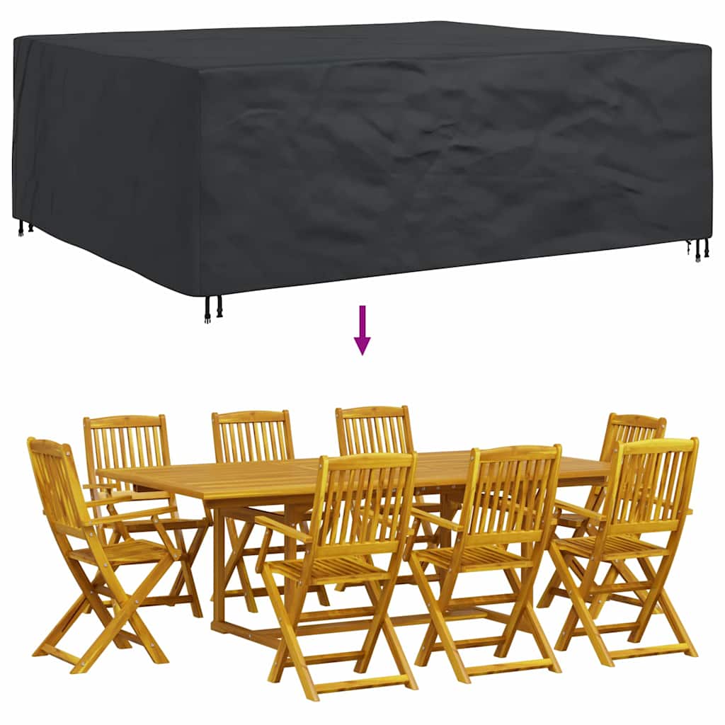 Outdoor Furniture Cover Black 300 x 250 x 100 cm 420D